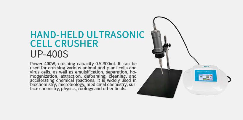 Hand-held Ultrasonic Cell Crusher UP-400S
